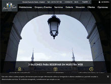 Tablet Screenshot of hotelpuertadetoledo.com